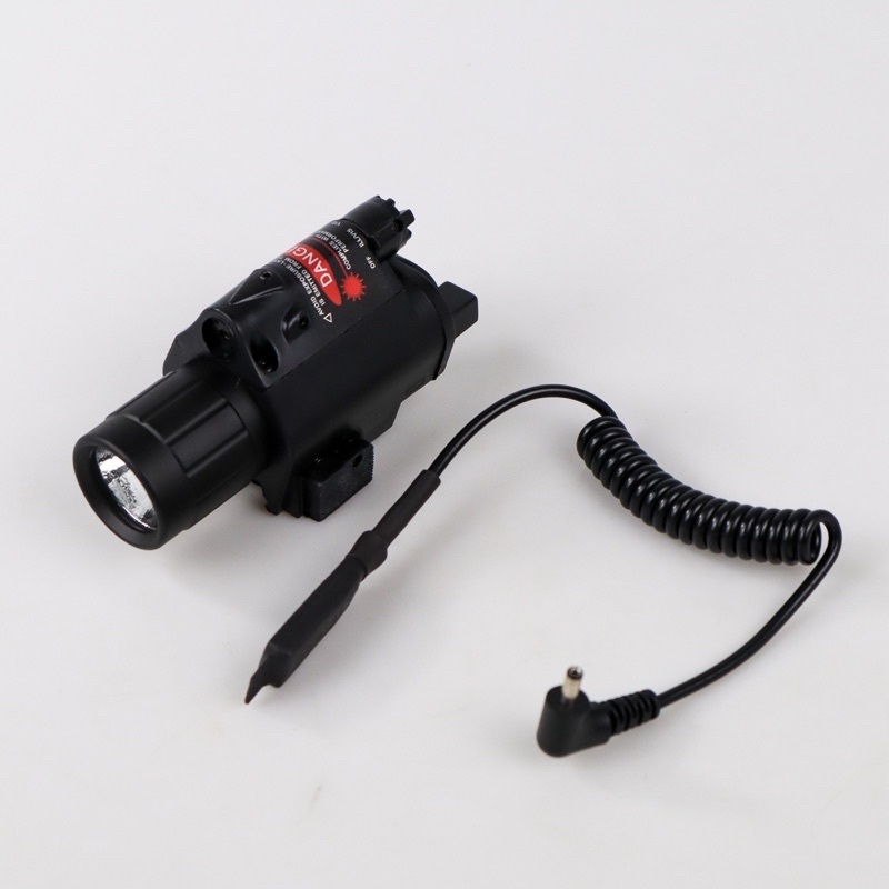 TaffLED Senter Senapan Tactical Quick Release Rail Mount + Laser 5mW - JGSD