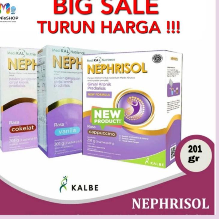 

♛ NEPHRISOL 201GR REGULER VANILA COKLAT CAPPUCCINO ✧