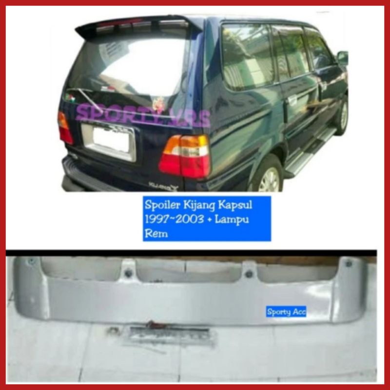 Spoiler Sayap Mobil Kijang 1997-2003 + Lampu Rem