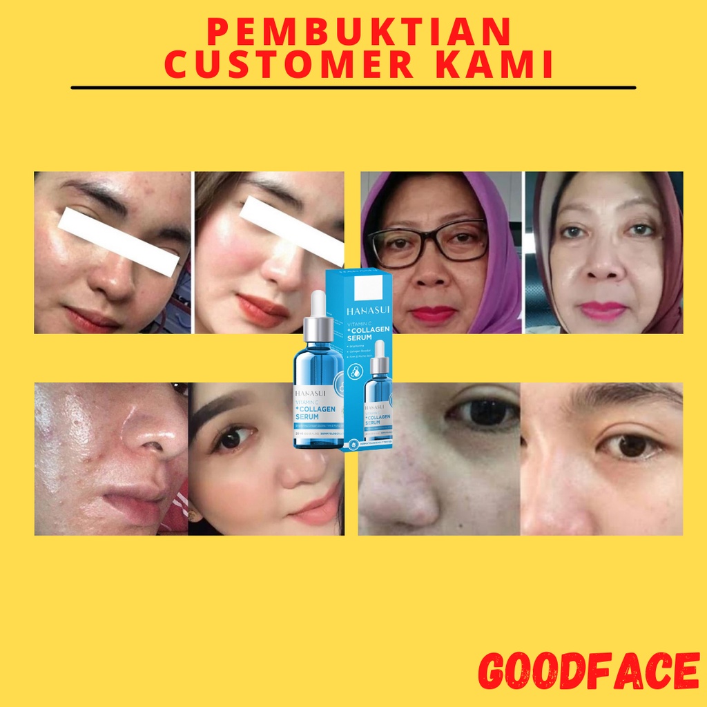 HANASUI SERUM VIT C COLLAGEN NEW BPOM ORIGINAL SERUM ANTI AGING PEMBERSIH WAJAH PERAWATAN KECANTIKAN