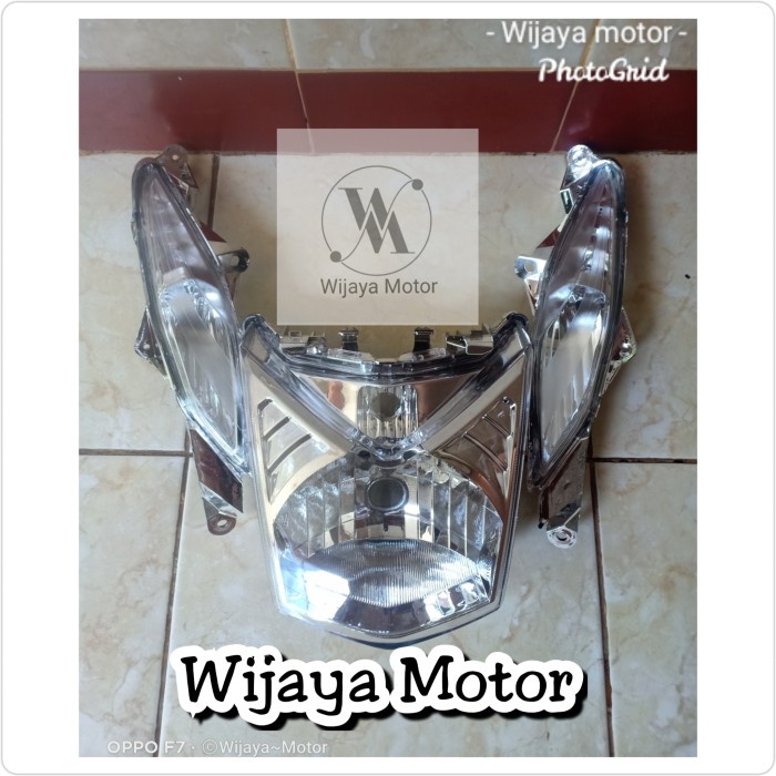 reflektor lampu depan plus sen beat fi 2013-2015  wijaya motor