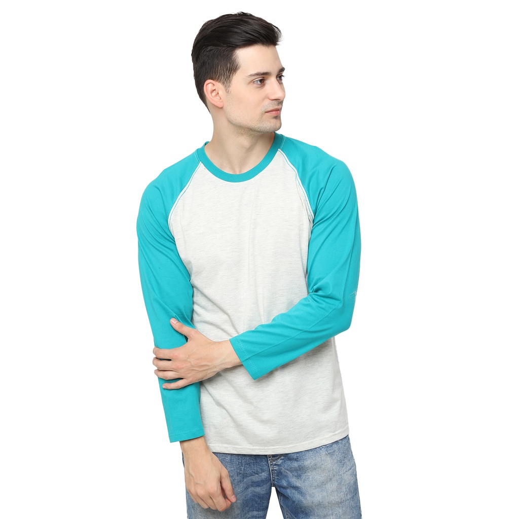 Kaos Raglan 3/4 Polos Keren - POL 25