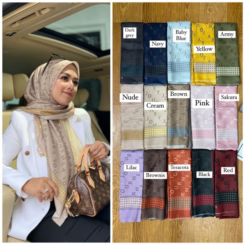 JILBAB HIJAB SEGI EMPAT JOURNEY ORI...DEA SERIES