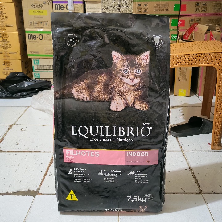 EXPEDISI Makanan Kucing EQUILIBRIO Kitten Kemasan 7,5KG