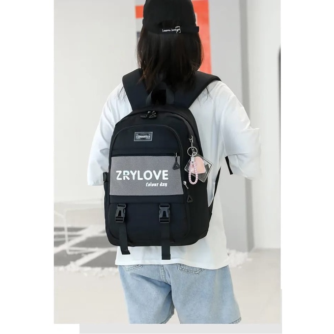 [COD] Ransel Kasual Wanita Modern Aesthetic Muat Banyak Bisa Dibawa Healing BackPack Viral Termurah kekiniaan