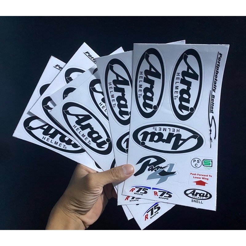 STIKER SET TSR ARAI RAM 4