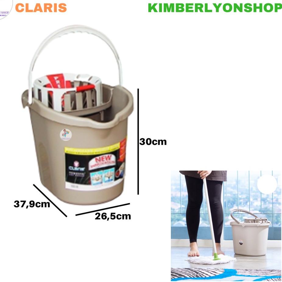 Depan Ember Pel Powerpel Mop Bucket 13 Ltr 3111 Claris
