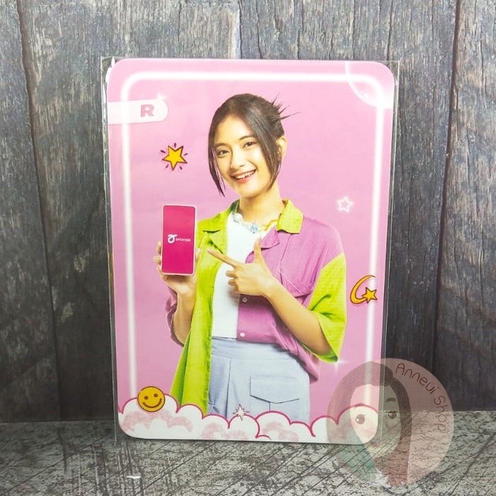 PC Photocard Kartu R Anteraja x JKT48 Chika Christy Feny Fiony Gracia Jinan Marsha Shani Zee Senbatsu Single Flying High