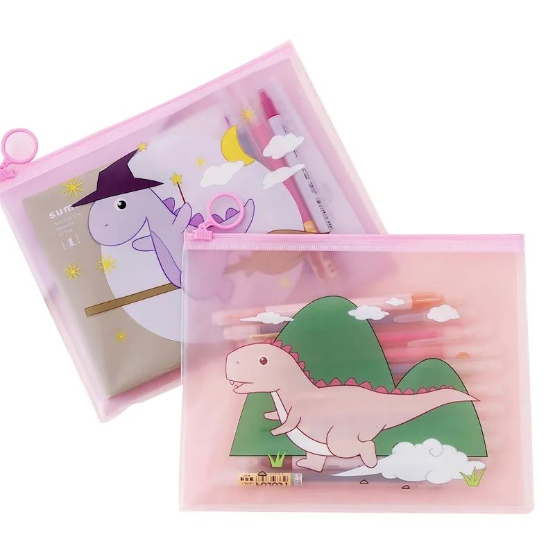 

Tempat pensil Pouch ziplock zipperbang motif kartun