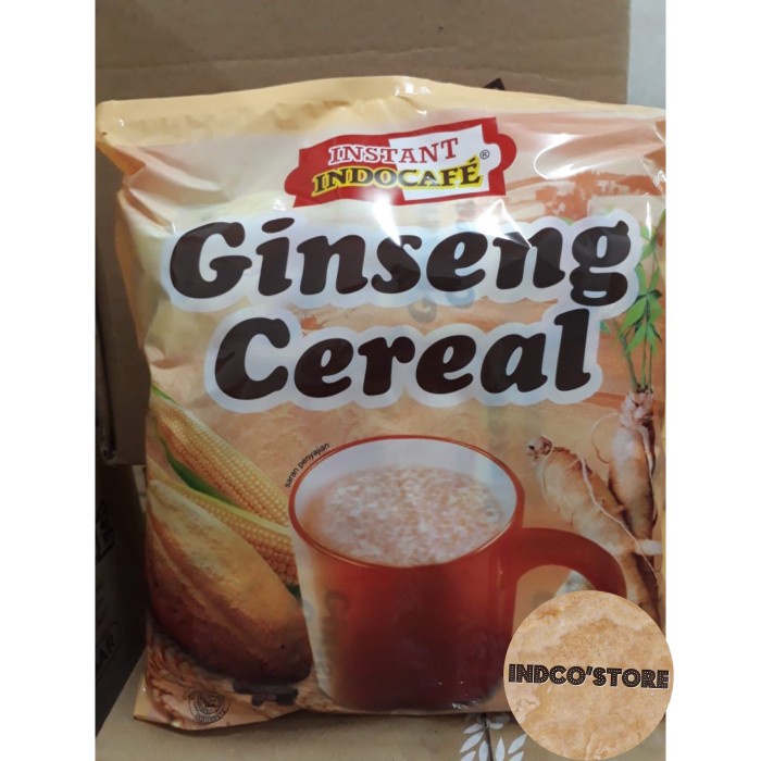 

[BISA COD] INDOCAFE GINSENG CEREAL PACK