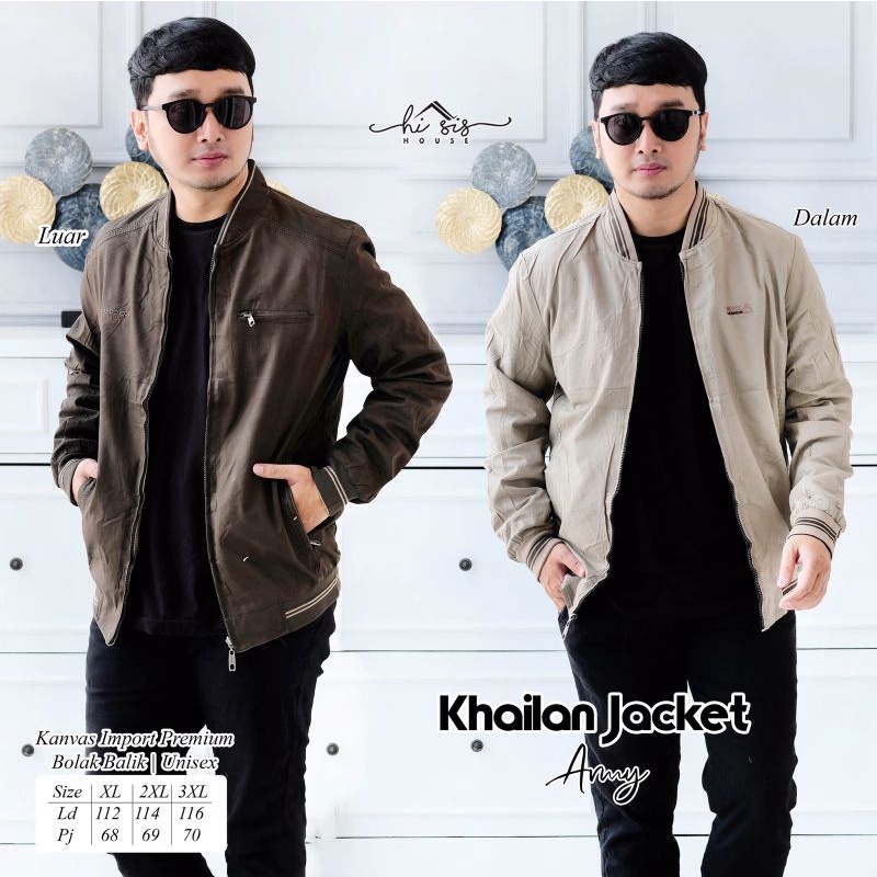 KHAILAN JACKET // DANY JAKCET BY HI SIS • Unisex Bolak Balik | Kanvas Import