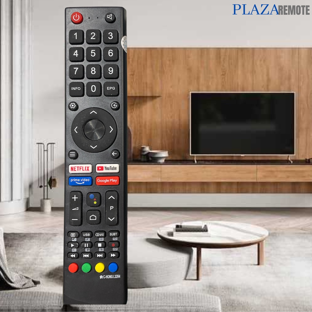REMOTE CHANGHONG SMART TV UNIVERSAL L32H4 ANDROID YOUTUBE DLL