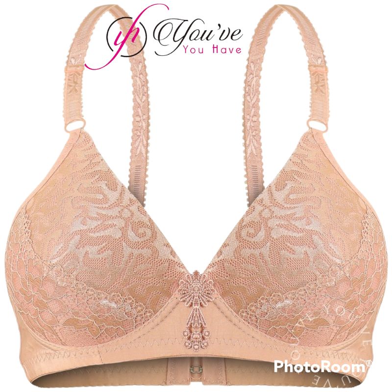 Bra YOU'VE 100086 | Bra Busa Brukat Tanpa Kawat | BH Murah Berkwalitas | Pakaian Dalam