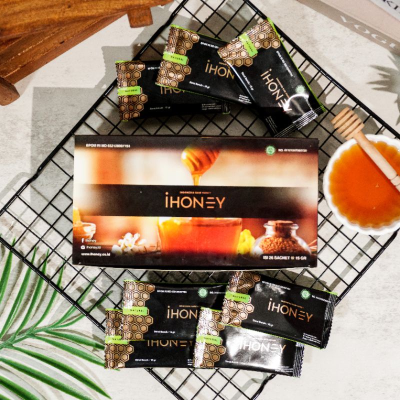 

Madu murni asli 100% raw iHoney sachet isi 26