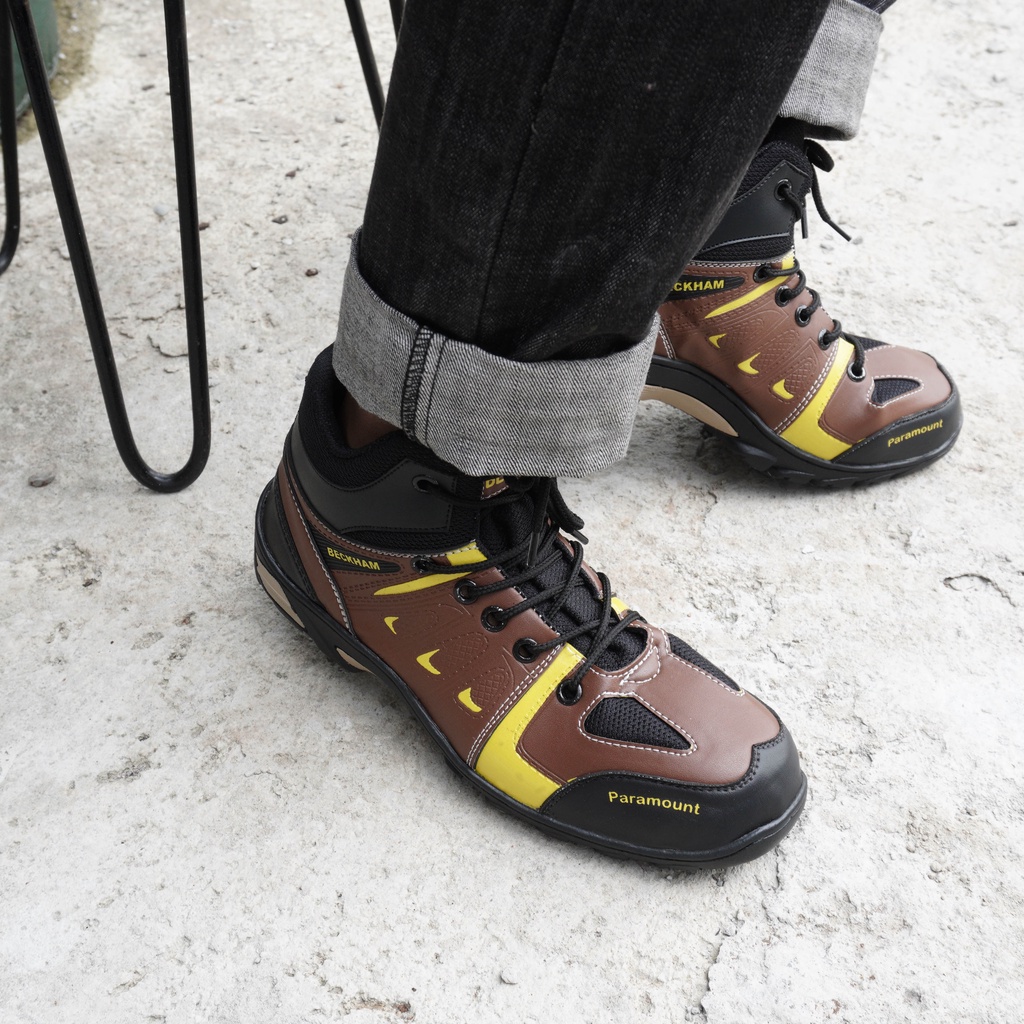 Sepatu Gunung Beckham Paramount | Sepatu Boot Hiking Outdoor | Sepatu Pria keren