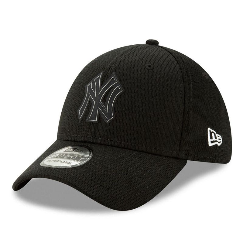 Topi New Era Cap New York Yankees Black 39Thirty Stretch-Fit Cap Original