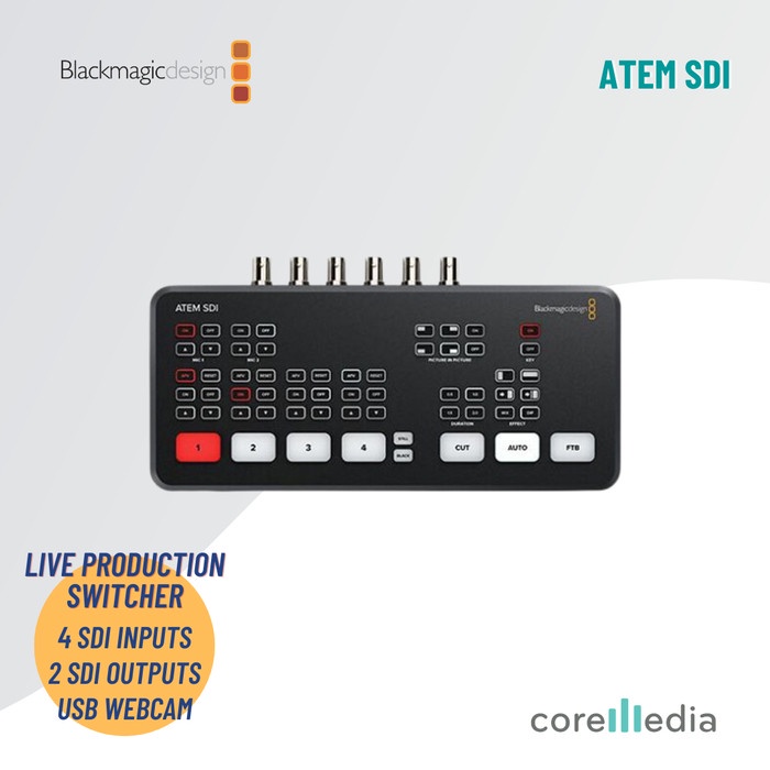 Kabel Blackmagic Design Atem Sdi Live Stream Switcher / Atem Mini Sdi Mixer