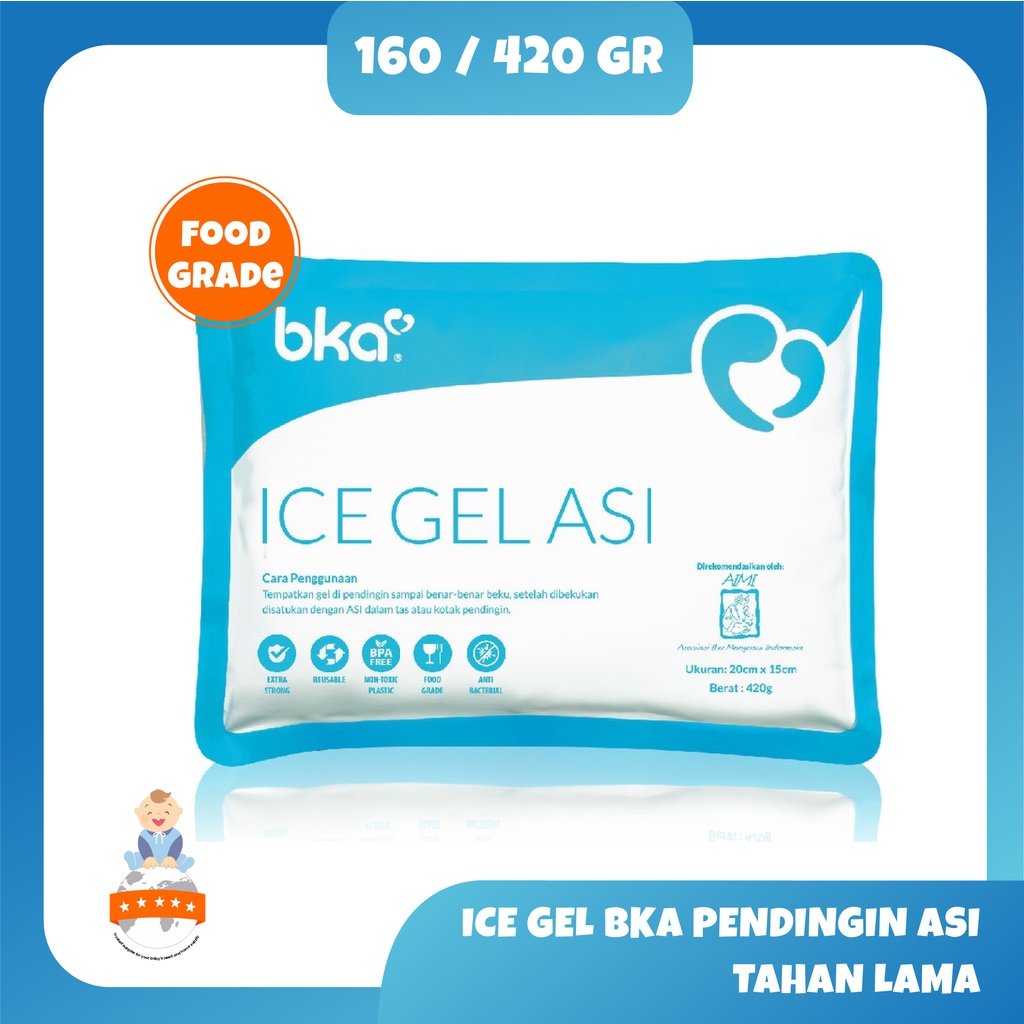 Ice Gel BKA Anti Bacterial / Ice Gel Pack/ BKA ice gel/ Pendingin Asi Reusable dan Tahan lama