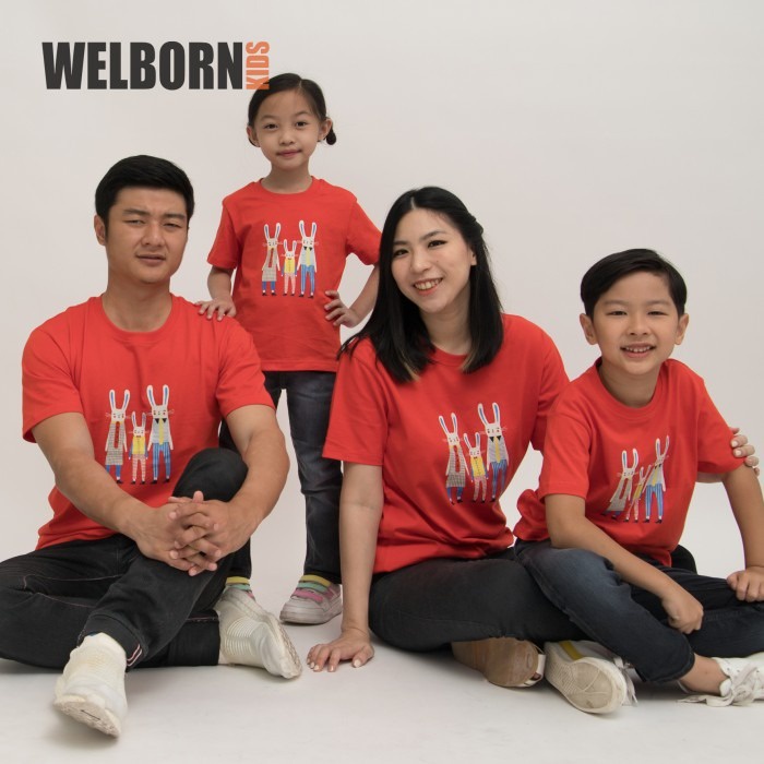 Welborn Kids Kaos Couple Keluarga