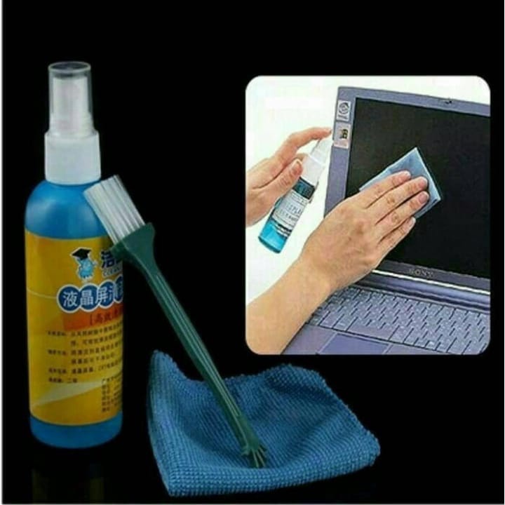Cairan Spray Pembersih Layar Komputer,TV,Laptop LCD Screen Cleaner Kit