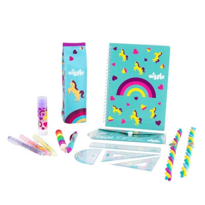 

Terlaris ✨ -Perlengkapan Alat Tulis Anak - Paket Alat Tulis Set - Wiggle Rainbow- 2.1.23