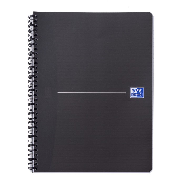 

[Store] Oxford Essentials Notebooks A4 180 Pages Ruled Black 100102931