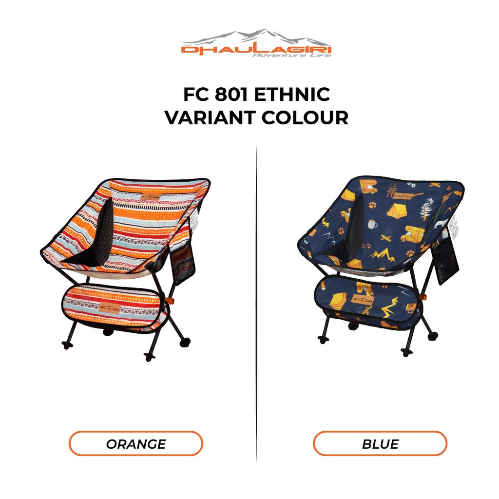 Kursi Lipat Dhaulagiri Folding Chair 801 Etnik - kursi lipat outdoor - kursi lipat portable - kursi lipat outdoor camping - kursi lipat camping