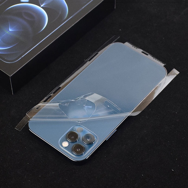 [Harga Grosir]Film Pelindung Belakang Handphone Anti Gores / Sidik Jari Untuk iPhone 12 13 Pro Max Mini