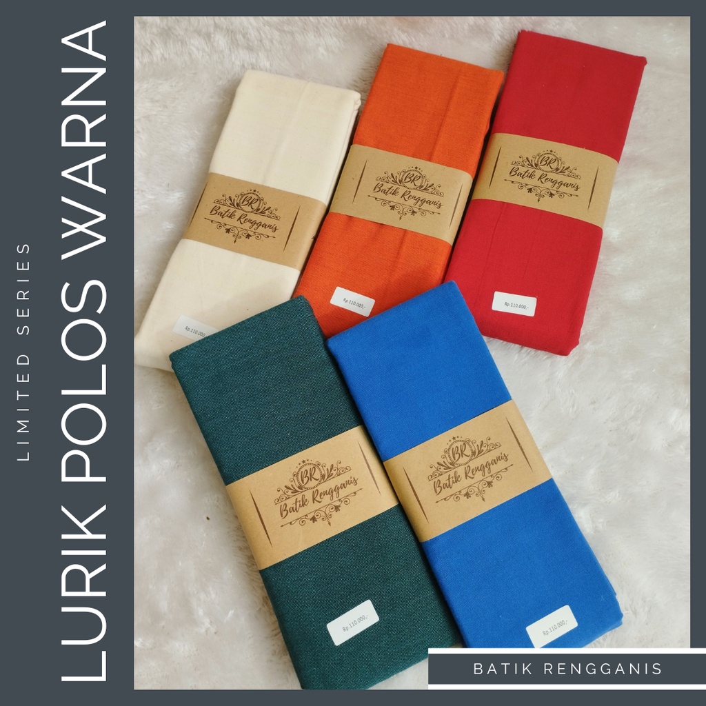 Kain Tenun Lurik ATBM Motif Full Colour Polos Limited Series yah
