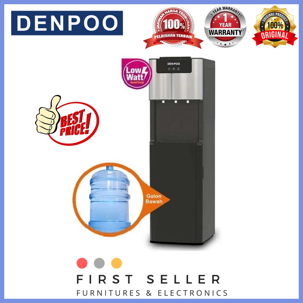 DENPOO DISPENSER GALON BAWAH PREMIUM 4B (NORMAL, COLD AND HOT)