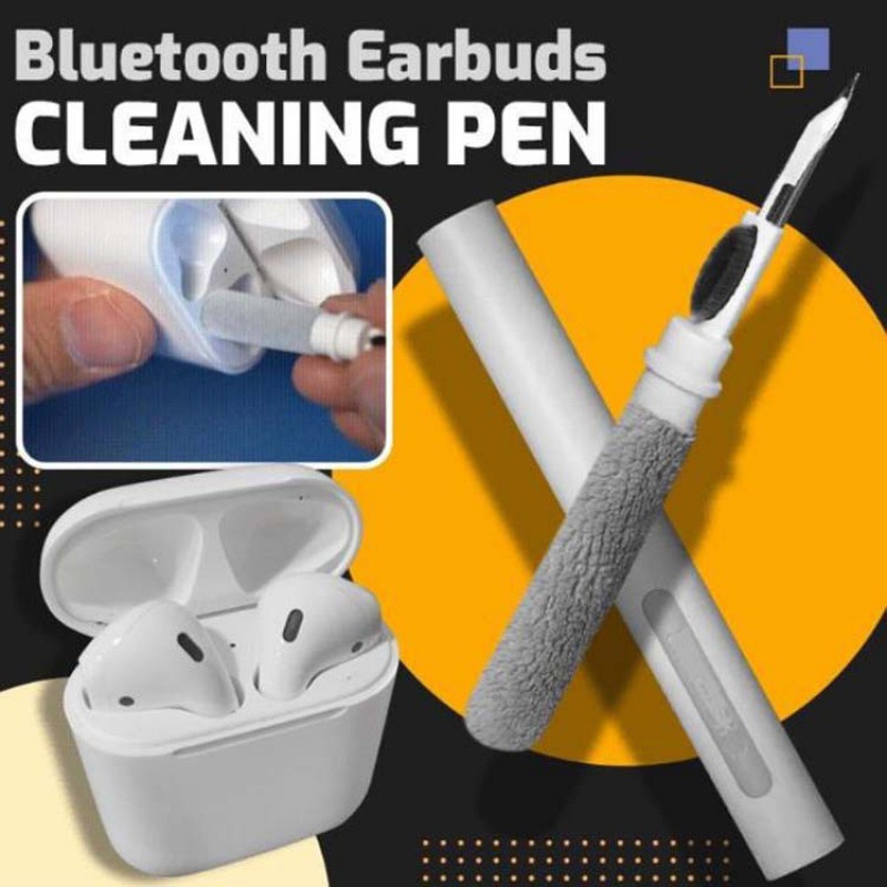 Bluetooth Earphone Cleaner Kit Untuk Airpods Pro 1 2 3 Earbuds Case Cleaning Pen Brush Alat Untuk Xiaomi Huawei Lenovo Headset