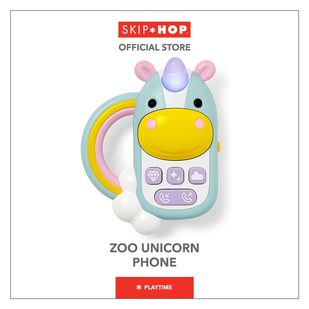 SKIP HOP ZOO UNICORN PHONE / MAINAN TELEPHONE ANAK / TOYS / MAINAN ANAK / BEST SELLER / TERBARU / TERLARIS