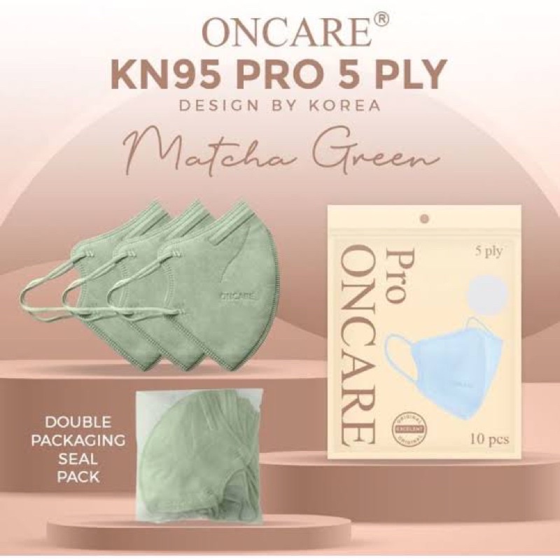 KN95 ONCARE PRO 5ply ISI 10 Pcs Embos BEST SELLER