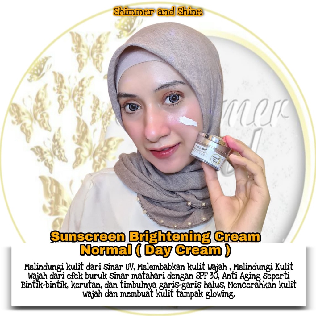 Skincare Bpom Shimmer And Shine BRIGHTENING  SUNSCREEN SHIMMER AND SHINE