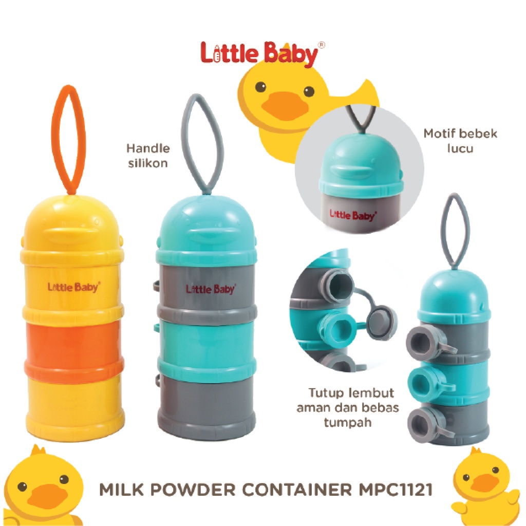 Little Baby - Tempat Susu Bubuk atau Milk Powder Container Duck bebek
