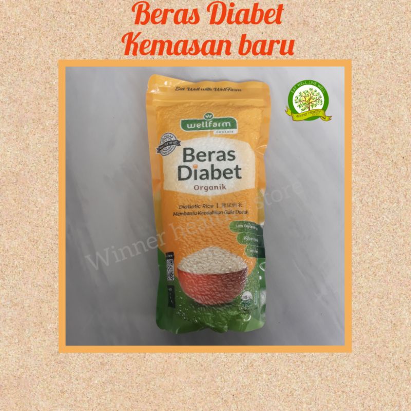 

Beras Diabet Organik Wellfarm 1 kg