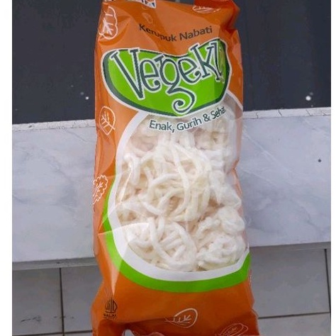 

Kerupuk - Krupuk Kentang Keriting Kecil Vegeku Vegetarian / Vegan