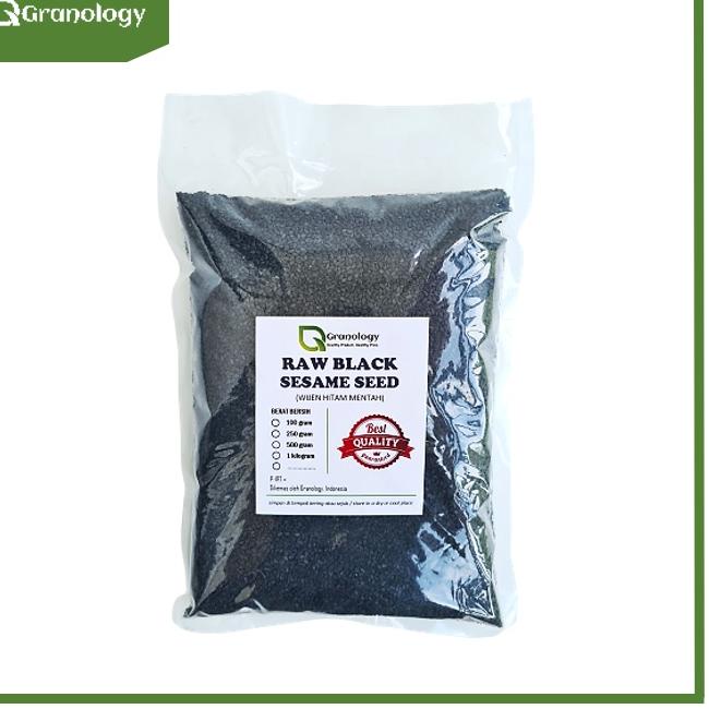 

Ready Stock ' Biji Wijen Hitam / Black Sesame Seed (1 kilogram) by Granology ♛
