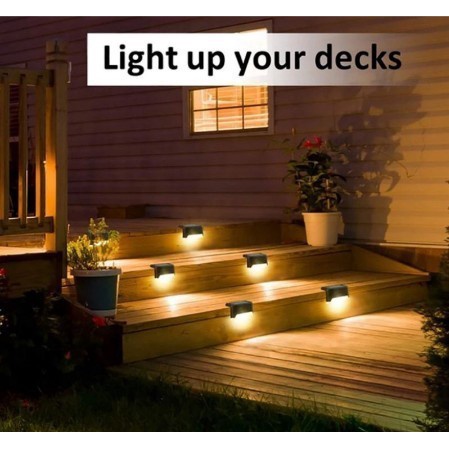 Lampu Tangga Dinding Tanam LED Outdoor Waterproof Stairs Step Light - 4 Pcs