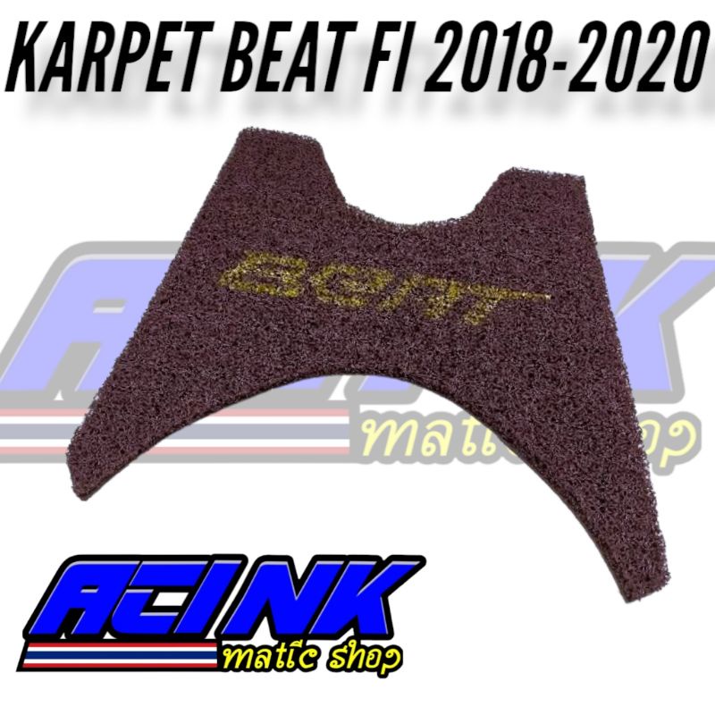 Karpet serabut motor beat fi 2018-2020 pijakan alas kaki motor beat deluxe