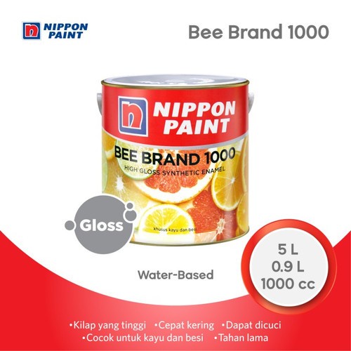 ] CAT MINYAK KAYU & BESI BEE BRAND 1000 NIPPON PAINT
