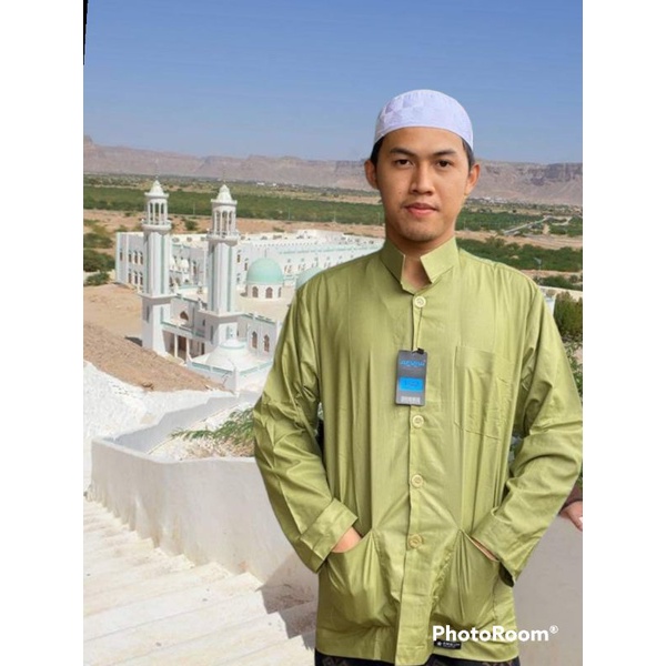 PakaianPria_Koko Ammu Asli_Baju Atasan pria_Baju muslim keren_Glosir koko ammu