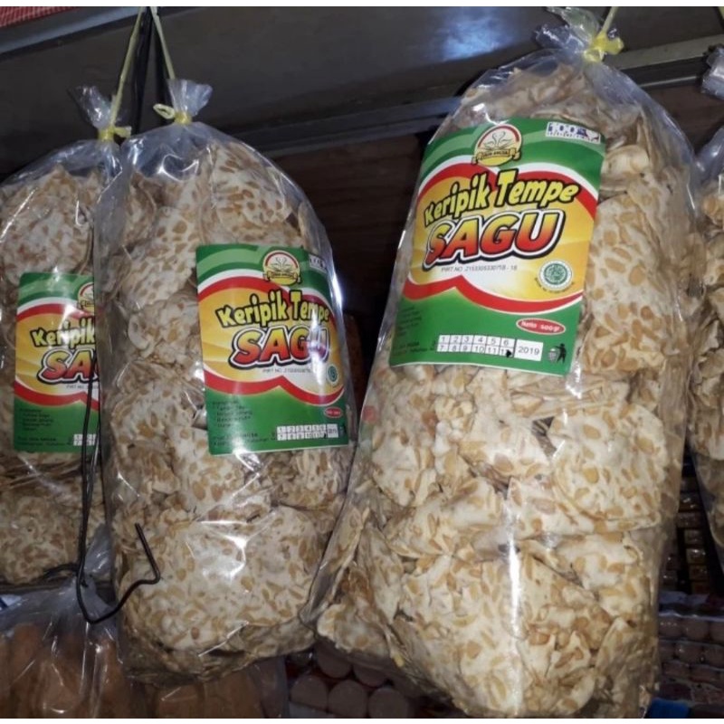 

Keripik tempe oven TRYGU, SAGU 500 gram, gurih, renyah n murah a