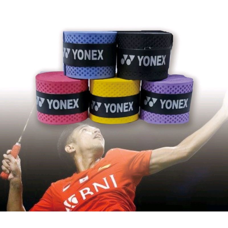 Grip Karet Raket Badminton High Quality - Grip Bulutangkis Polos Lembut di Tangan