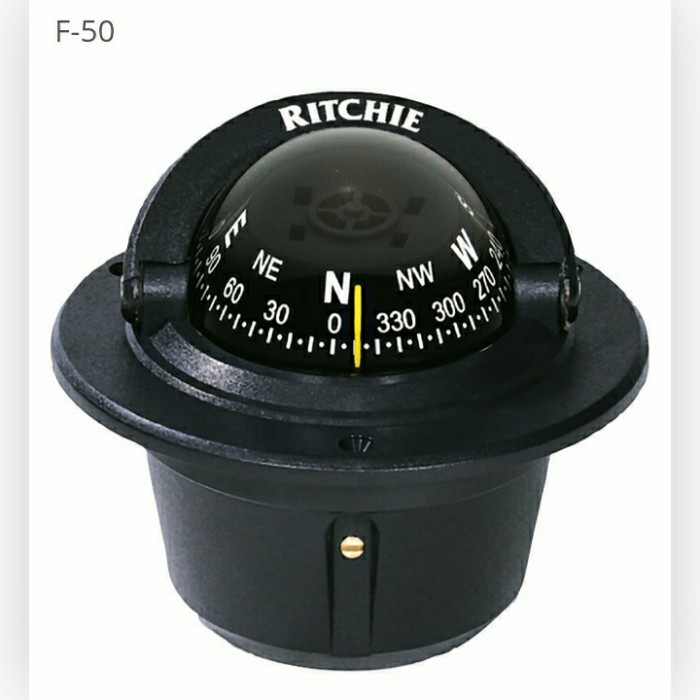 Komp Kompas Kapal Marine F 50 Ritchie Compass F50 Black