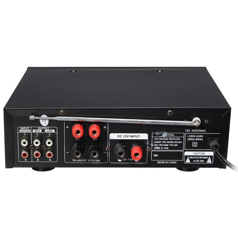 Power Amplifier AC-DC Stereo Bluetooth USB Radio Dorras DS-288A | Amplifier Dorras DS-288A Bluetooth + Stereo Karaoke + Mp3 player + FM Radio + USB - AMPLI MOBIL / AMPLIFIER MOBIL | Dorras DS-288A Power Amplifier Wireless Bluetooth Karaoke | FMS