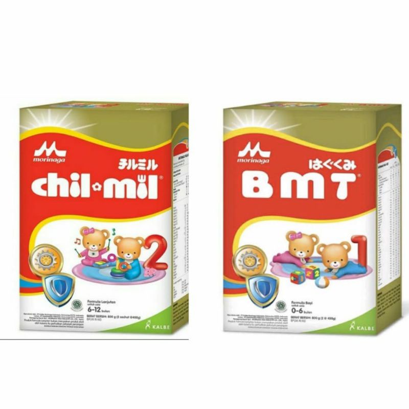 MORINAGA BMT 1 0-6BULAN 800GR / MORINAGA CHIL MIL 2 6-12BULAN 800GR