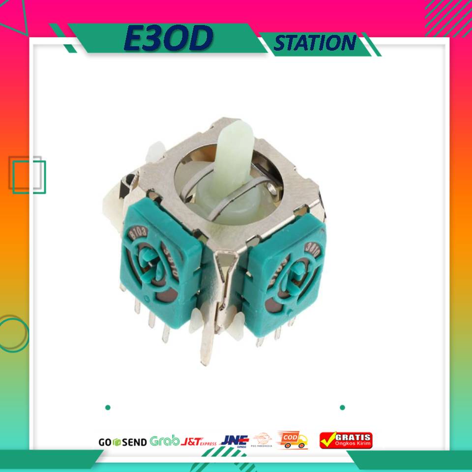 TOMBOL ANALOG STIK PS2 / TOMBOL ANALOG PLASTIK STIK PS2 + TOPI