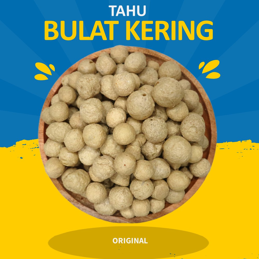 

Tahu Bulat Kering Crispy Original 250gr