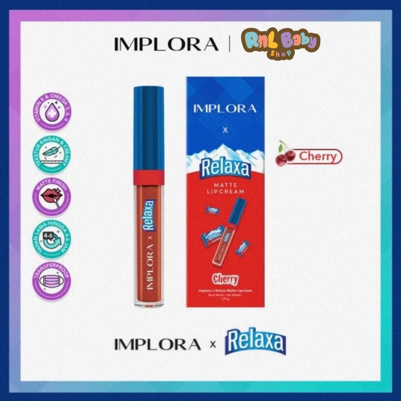 Implora x Relaxa Matte Lip Cream